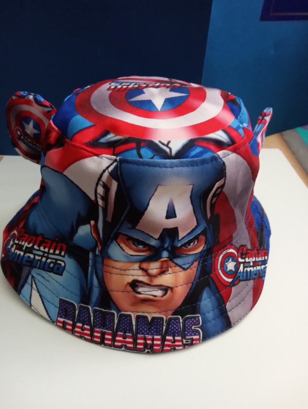 CAPTAIN AMERICA Toddler Sized Hat Beach Swim Lake 0603